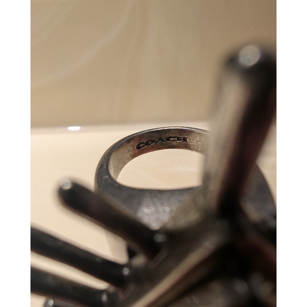COACH - Rare Pyramid Eye Ring 7.5 - Picture 8 of 11